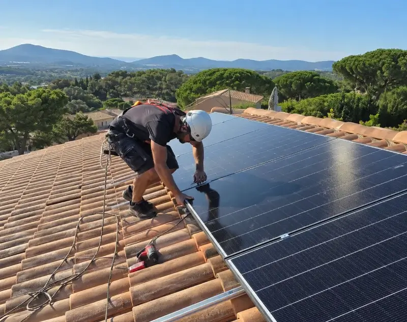 Installateur panneaux solaires Le Burgaud — pose photovoltaïque sur toiture