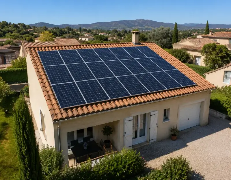 Prime à l'autoconsommation panneaux solaires Le Burgaud — aide financière de l'État
